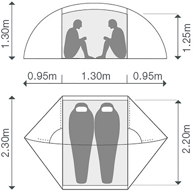 Exped Orion II UL Tent - Afbeelding 4