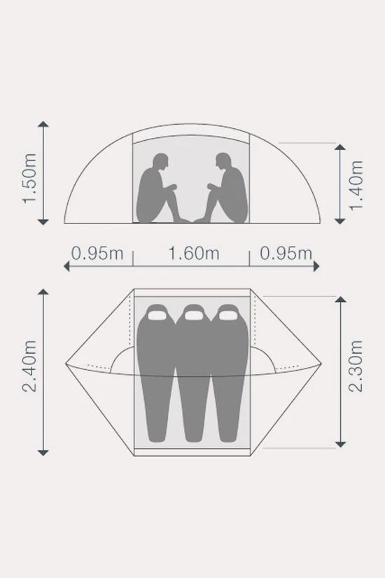 Exped Orion III Extreme 3P Hybride Tent - Afbeelding 8